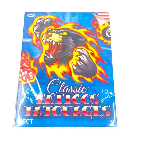 Savvi Classic Tattoos Tatouages 25 CT - Picture 1 of 2